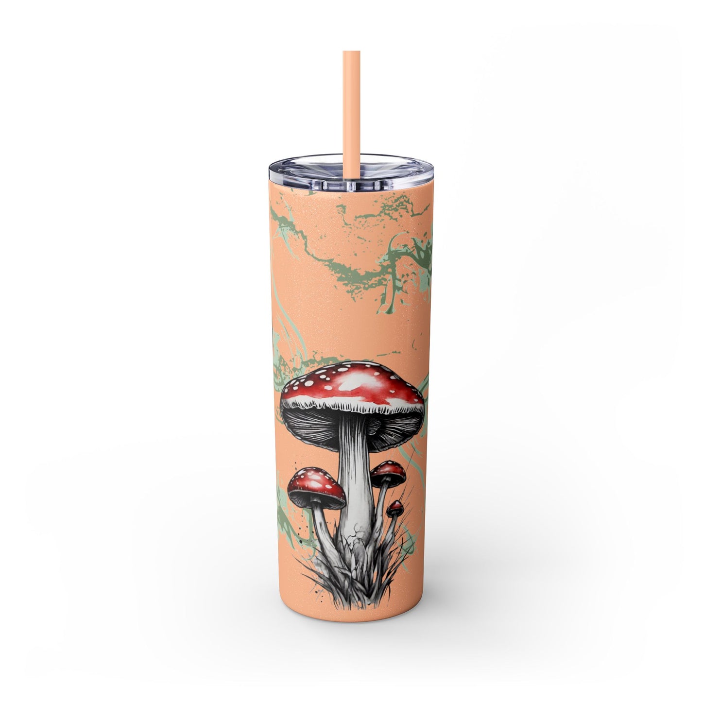 Tumbler Cup Mushrooms Design 20oz