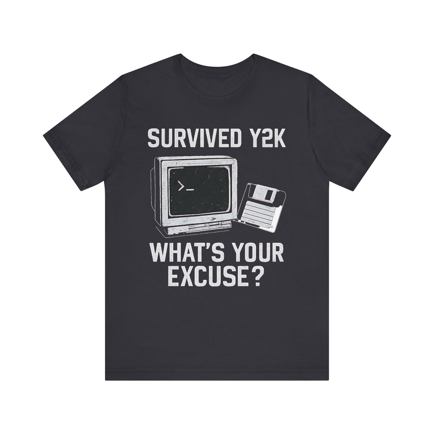 Y2K Survival Tee | Retro T-Shirt, Nostalgic Gift, Gift for Tech Lovers, Funny Graphic Tee, Birthday Gift for Nerds