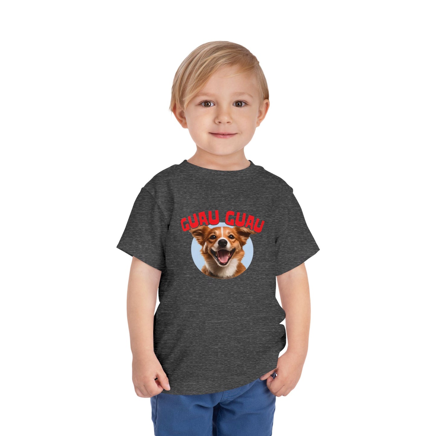 Cheerful Dog Tee for Toddlers | Cute Pet -T-Shirt