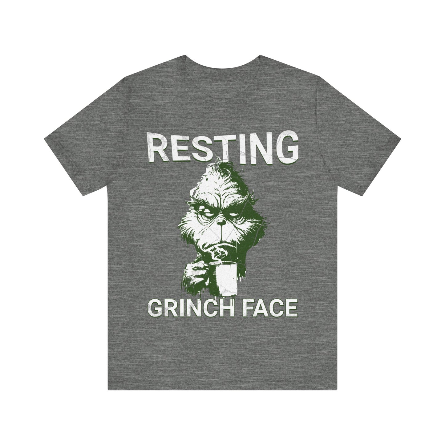 Grinch Resting Grinch Face- Tee