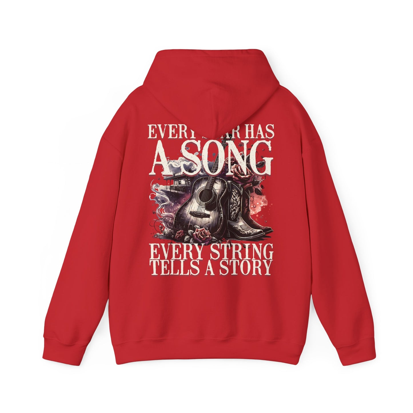 Hooded Sweatshirt - Every Scar Has A Song, Every String Tells A Story