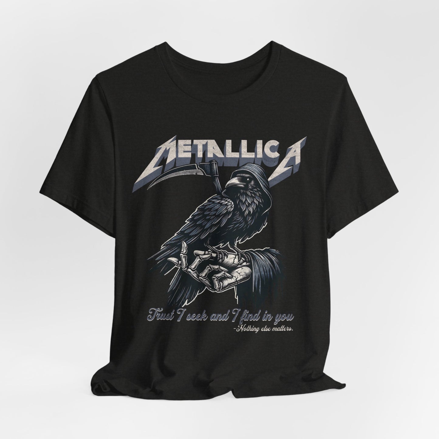 Metallica Inspired Tee - Edgy Rock Graphic T-Shirt