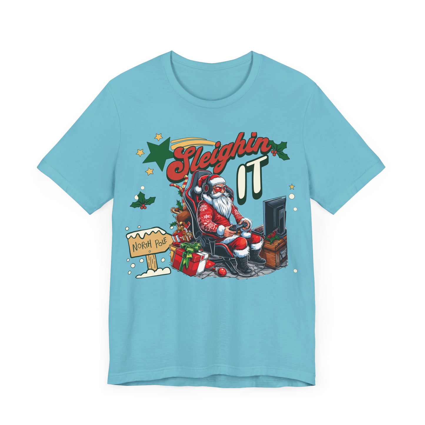 Christmas Santa Family Shirt, Christmas Santa gaming tee