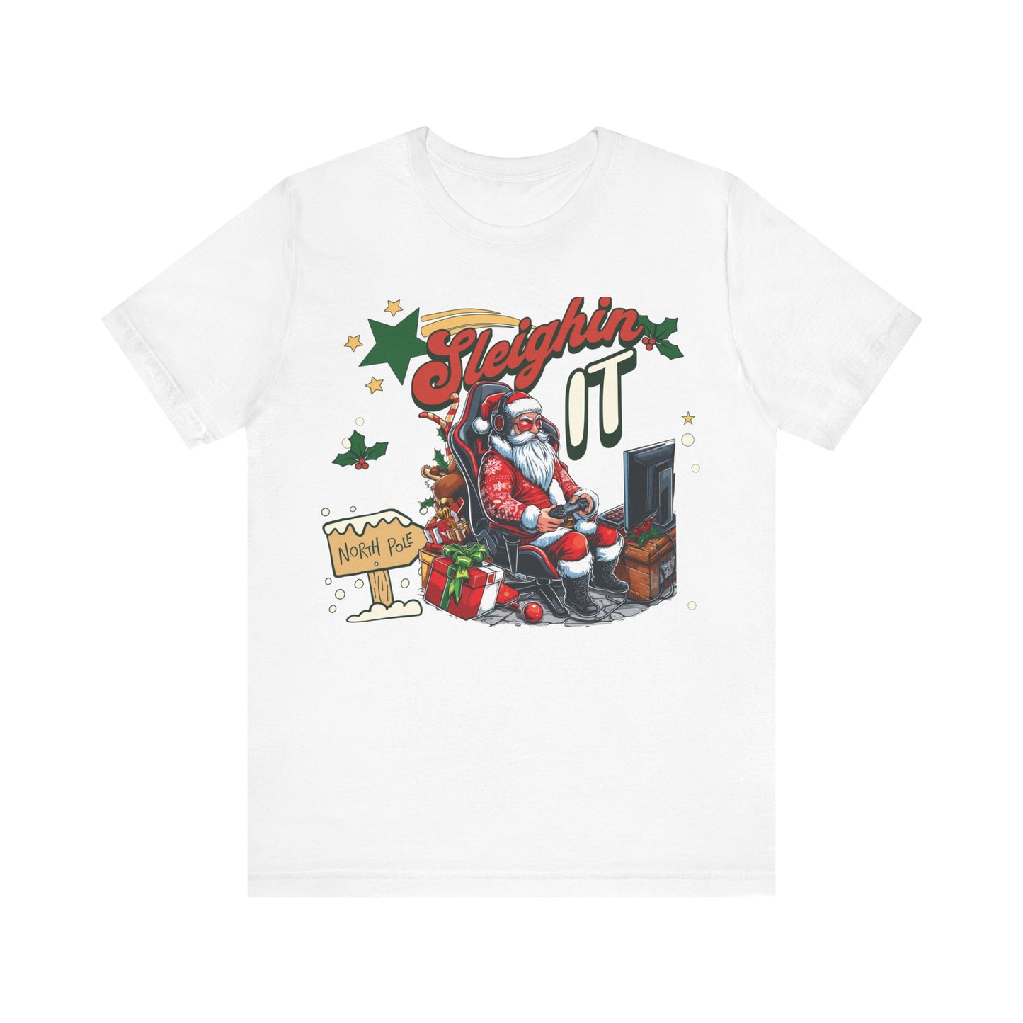 Christmas Santa Family Shirt, Christmas Santa gaming tee
