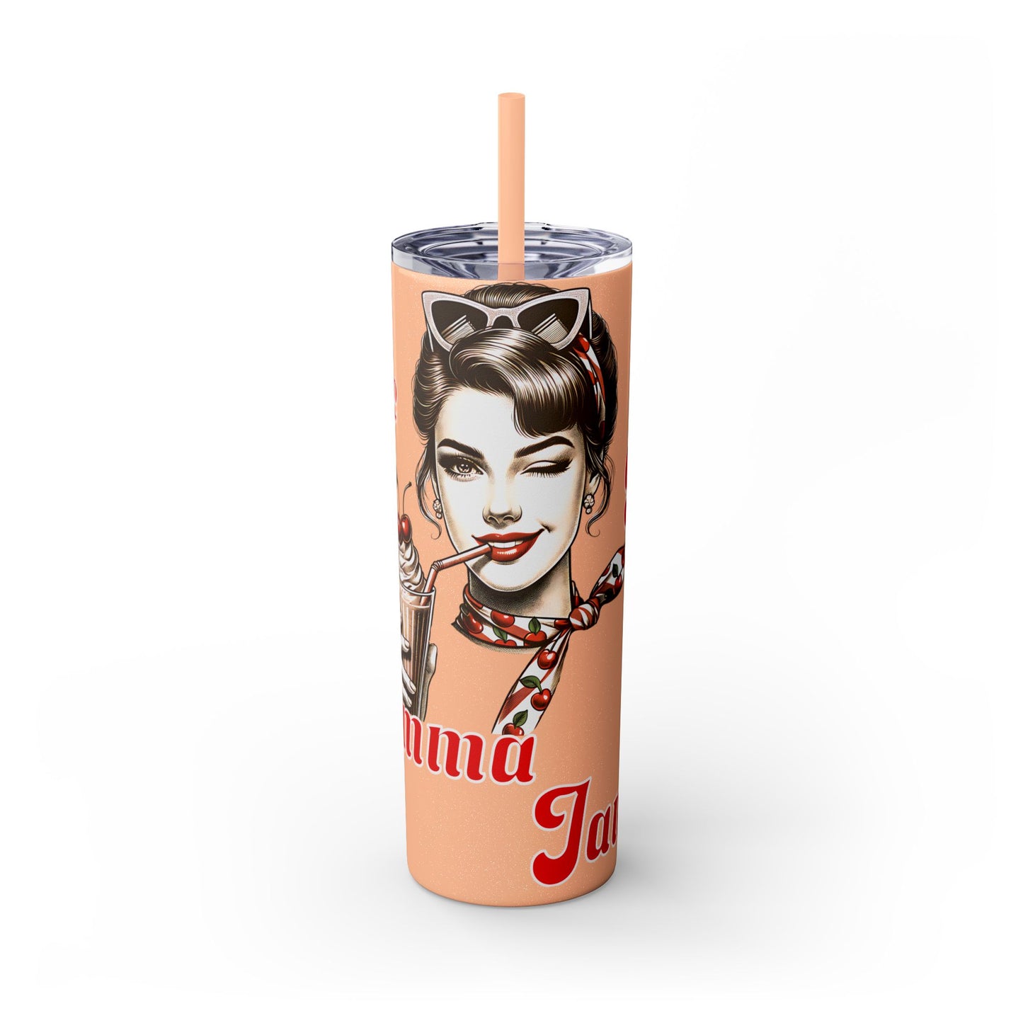One bad mamma jamma vintage Skinny Tumbler