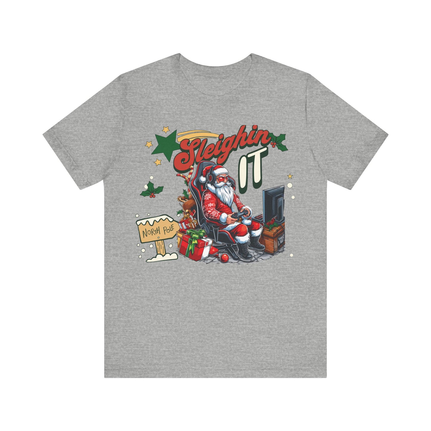 Christmas Santa Family Shirt, Christmas Santa gaming tee