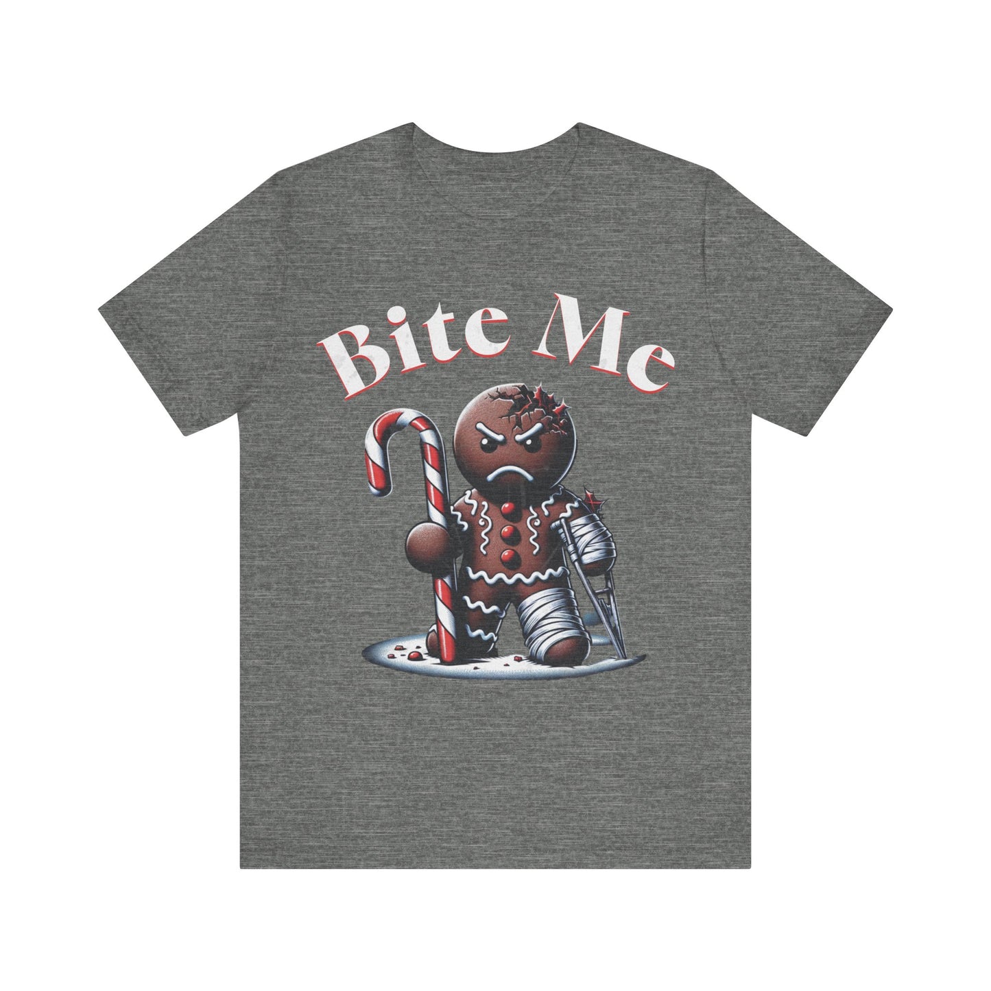Christmas Gingerbread Bite Me- Tee