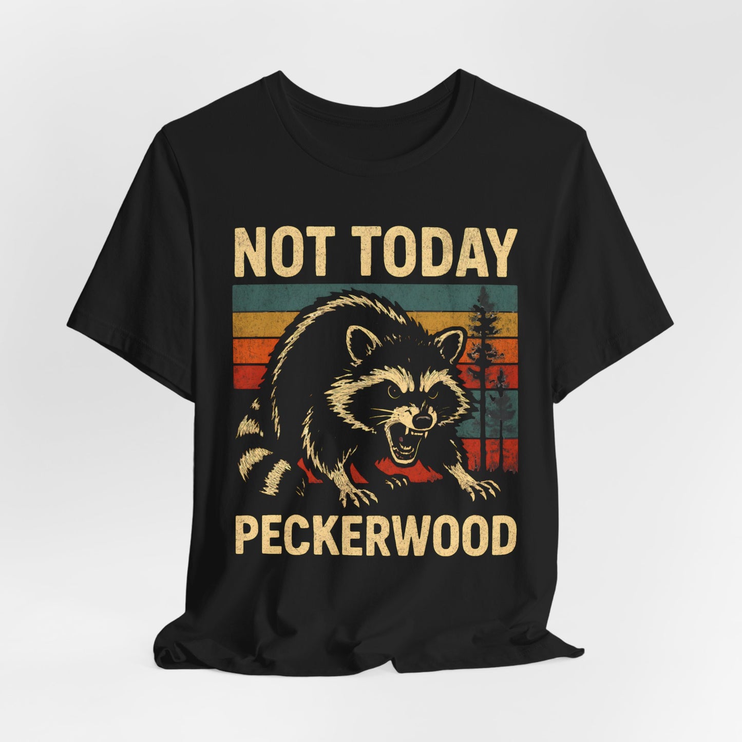Vintage Raccoon Graphic Tee - Not Today Peckerwood, Animal Lovers Shirt,Cute Sarcastic, Sarcastic Self Love Shirt, Sarcasm shirt