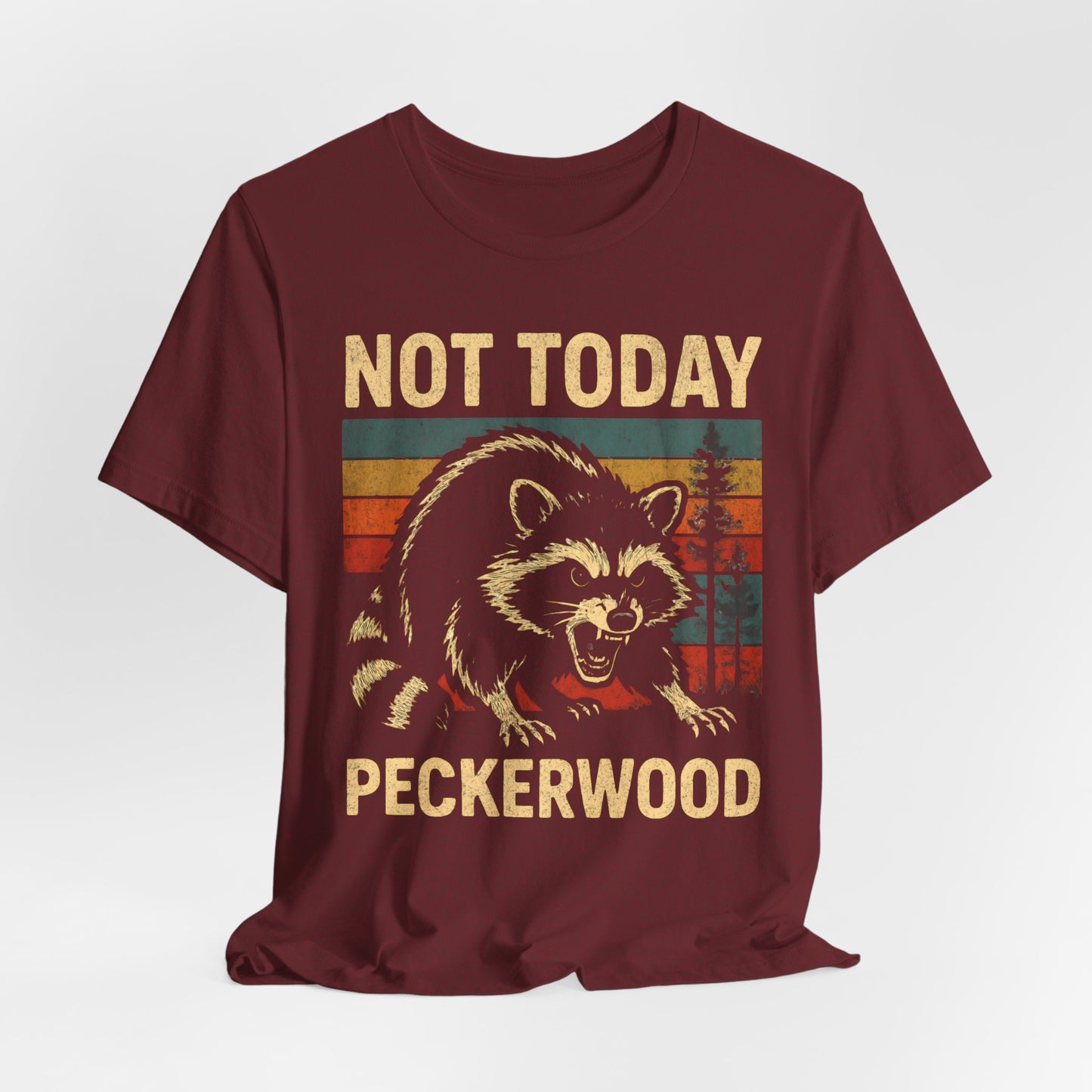 Vintage Raccoon Graphic Tee - Not Today Peckerwood, Animal Lovers Shirt,Cute Sarcastic, Sarcastic Self Love Shirt, Sarcasm shirt