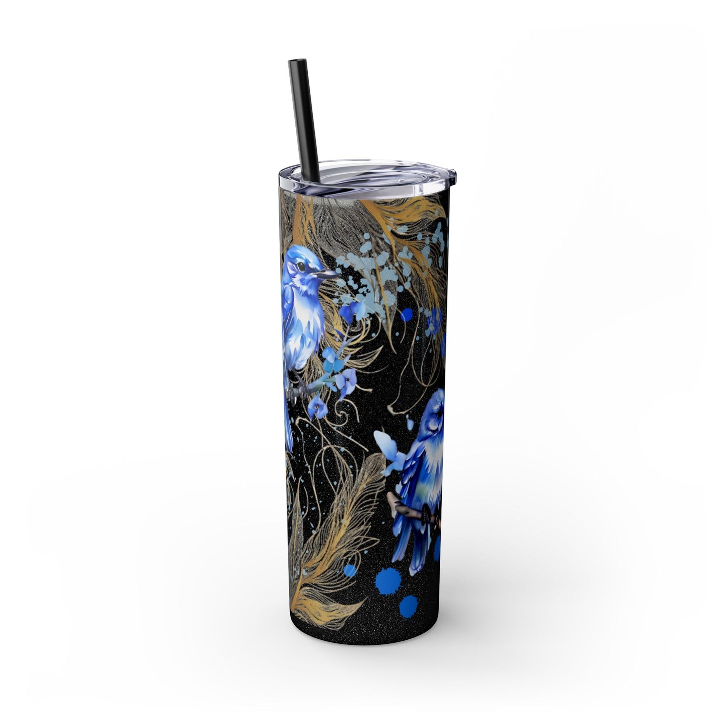 Tumbler Cup Bluebirds Design 20oz