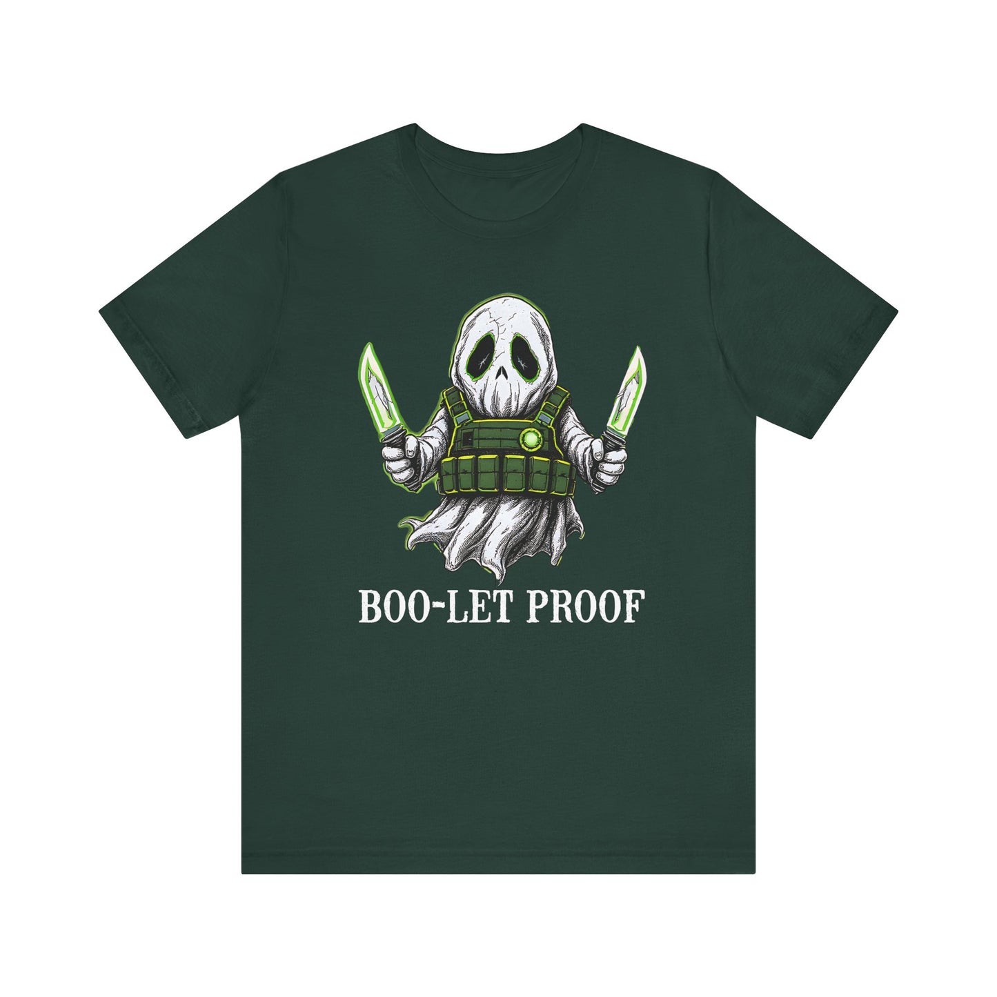 Spooky Ghost Tee, Halloween Shirt- Boo-let Proof Shirt