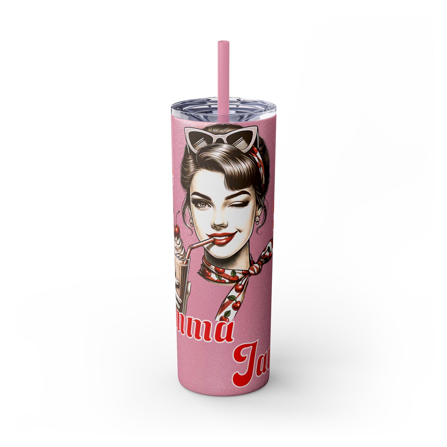 One bad mamma jamma vintage Skinny Tumbler