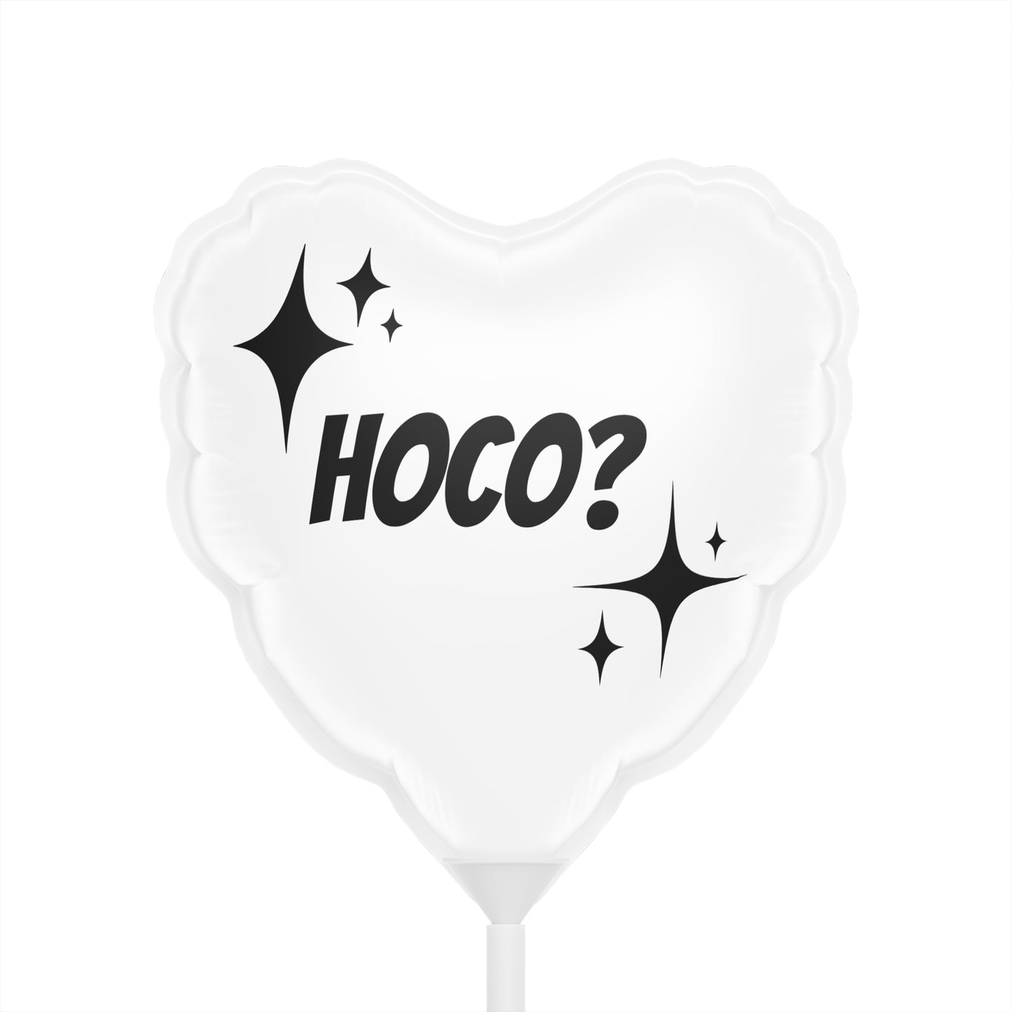 Hoco? Balloon (Round and Heart-shaped), 6"