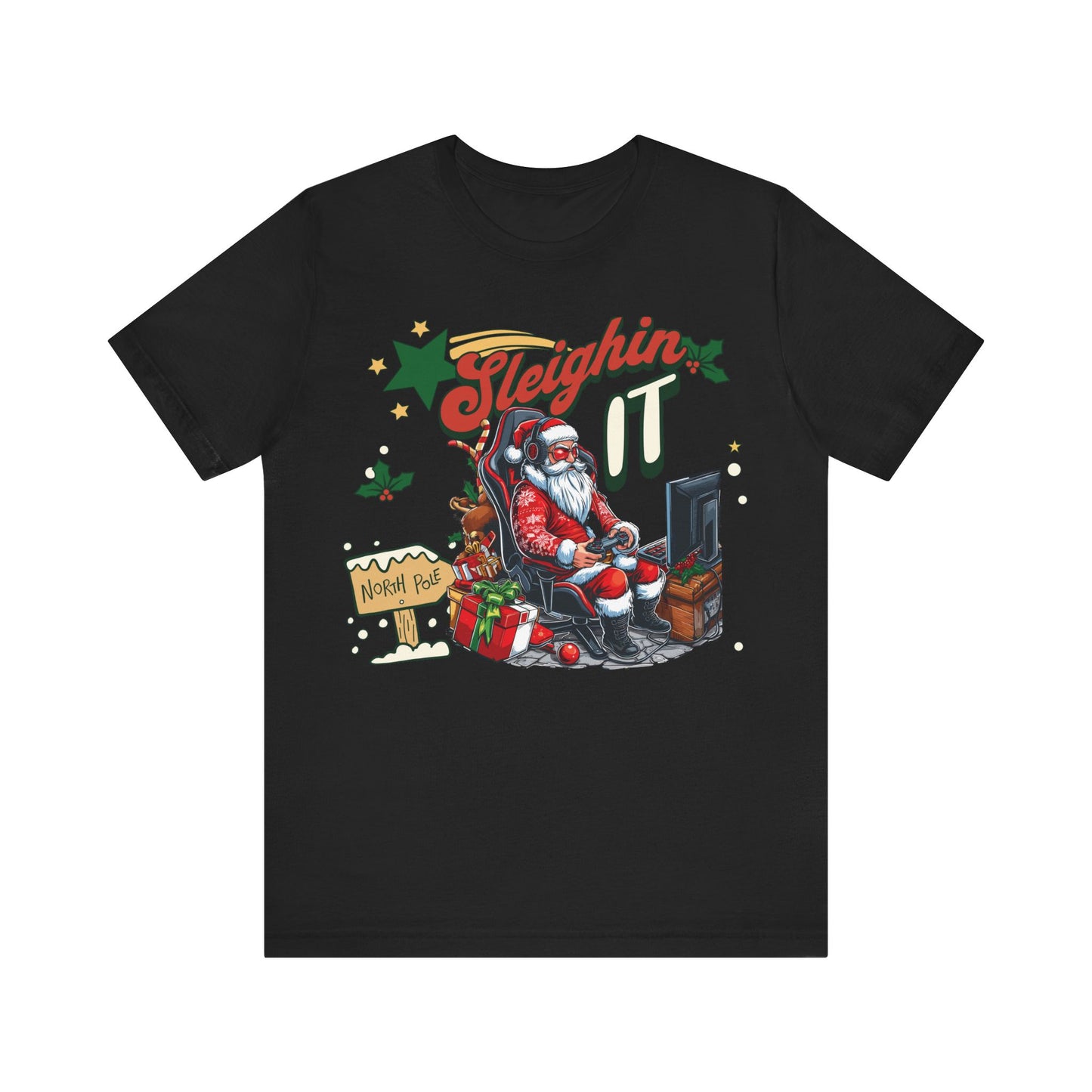 Christmas Santa Family Shirt, Christmas Santa gaming tee