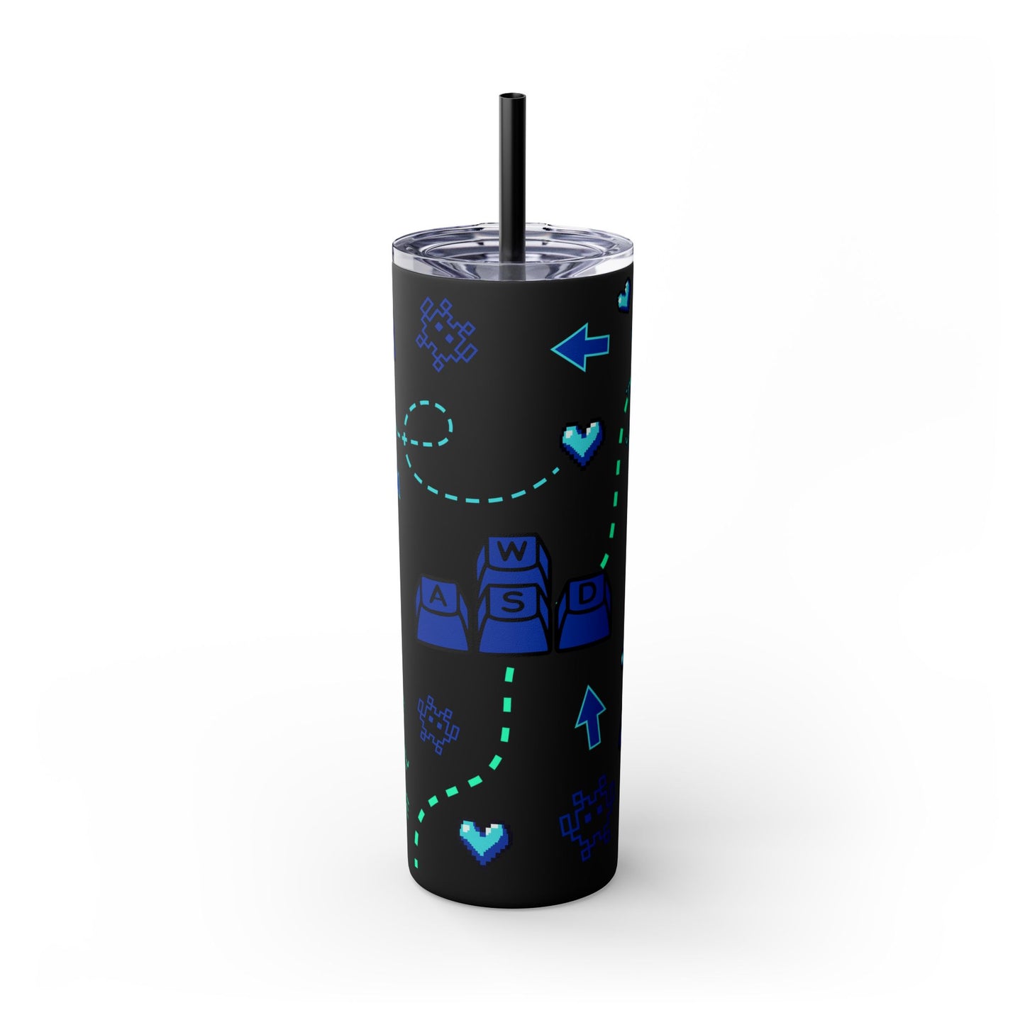 Gaming Tumbler - I Like the Way You Move, 20oz Skinny Tumbler with Straw