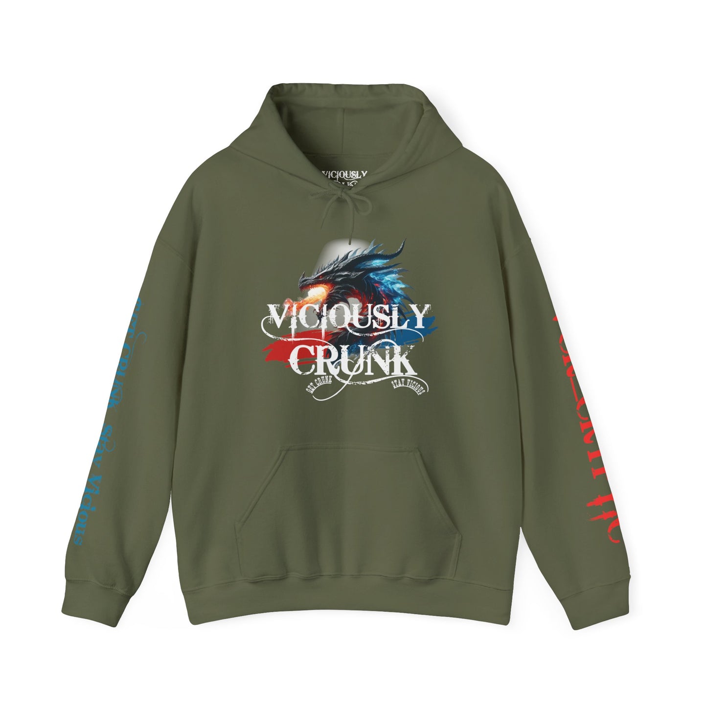 Viciously Crunk Custom name - Hoodie