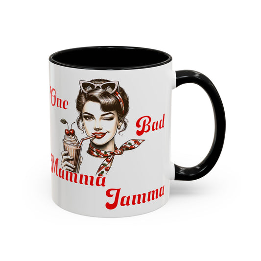 Mug - Vintage Woman One Bad Mamma Jamma