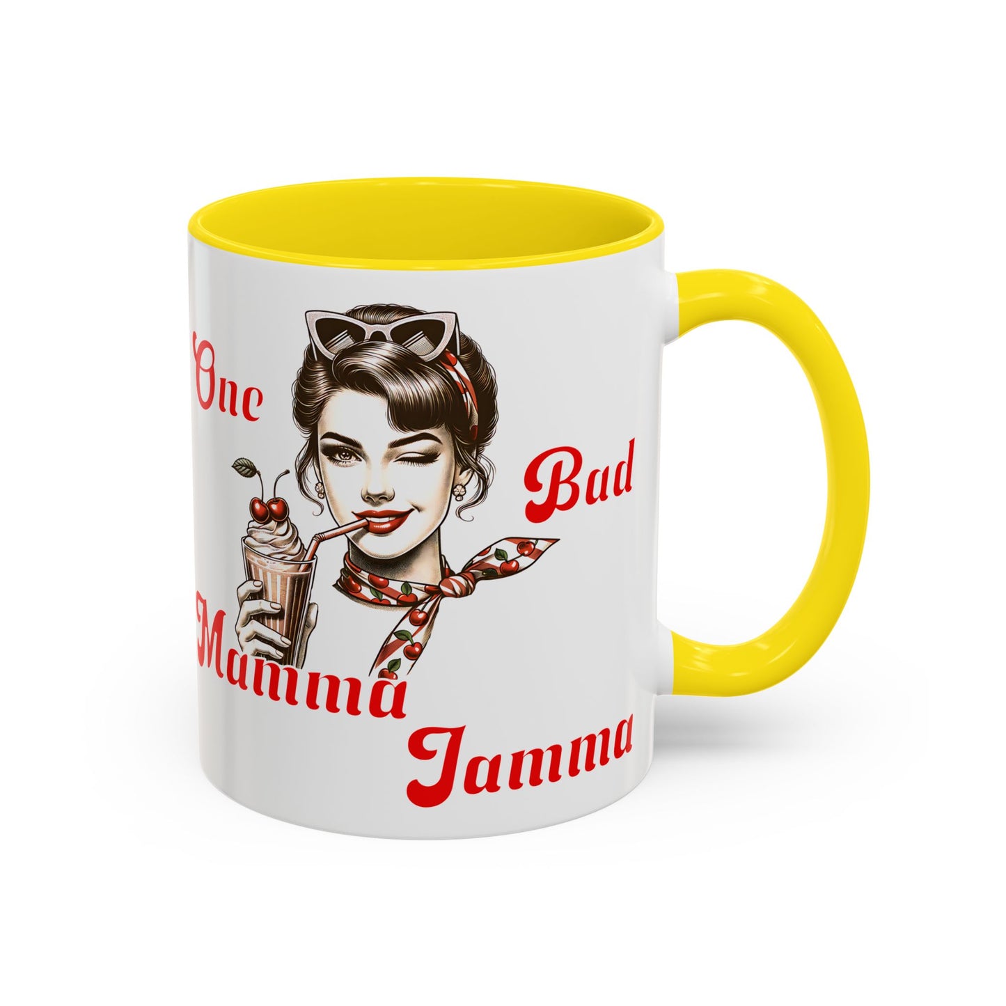 Mug - Vintage Woman One Bad Mamma Jamma
