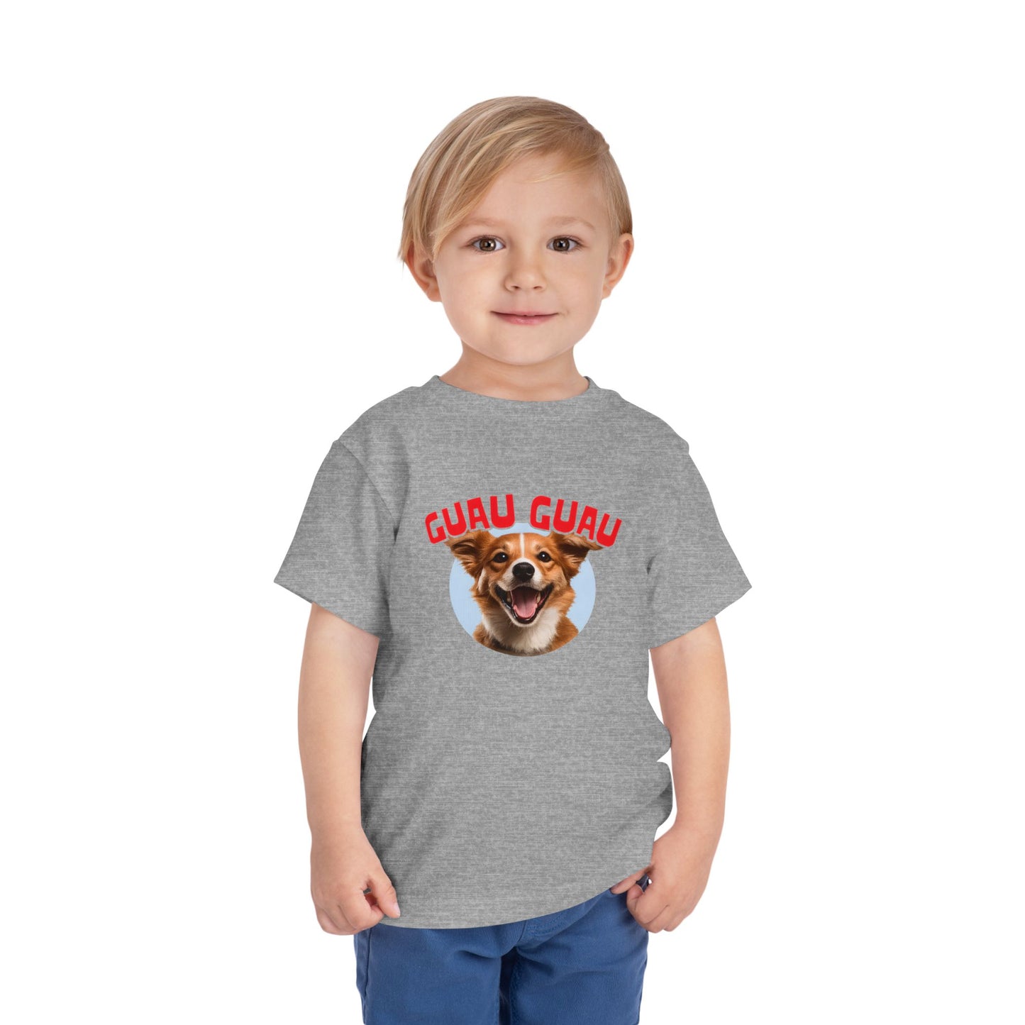 Cheerful Dog Tee for Toddlers | Cute Pet -T-Shirt