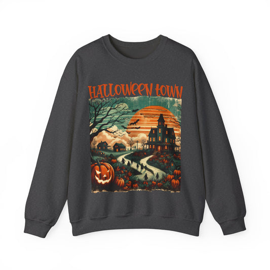 Halloween Town-Unisex Heavy Blend™ Crewneck Sweatshirt