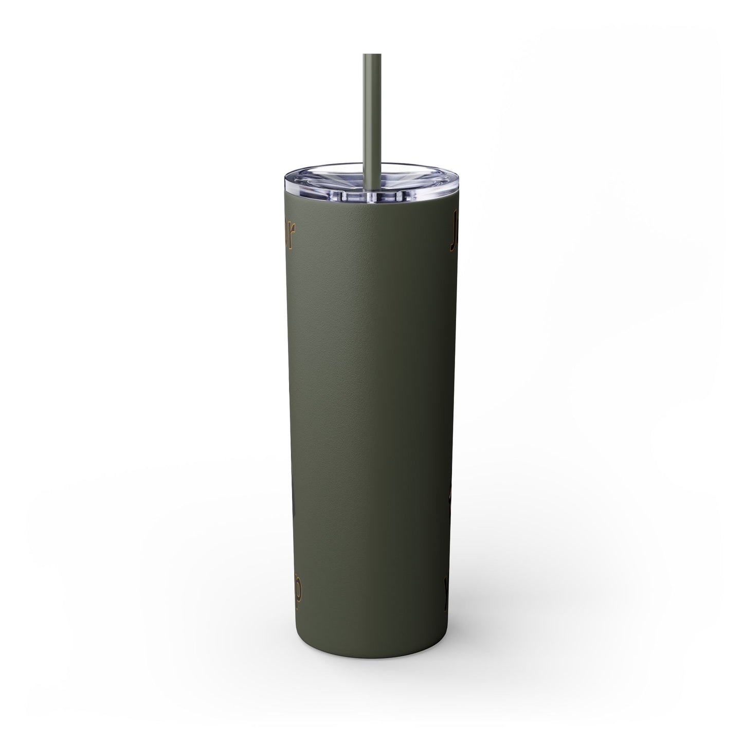Waiting for y'all to Ready Up Skinny Tumbler with Straw, 20oz