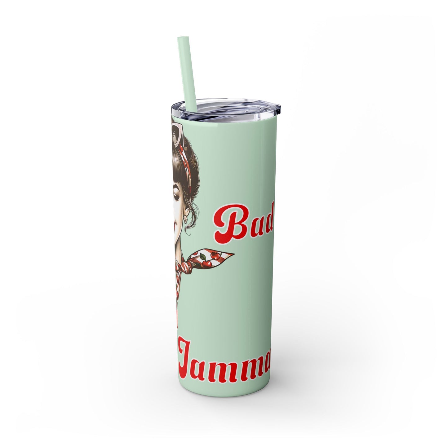 One bad mamma jamma vintage Skinny Tumbler