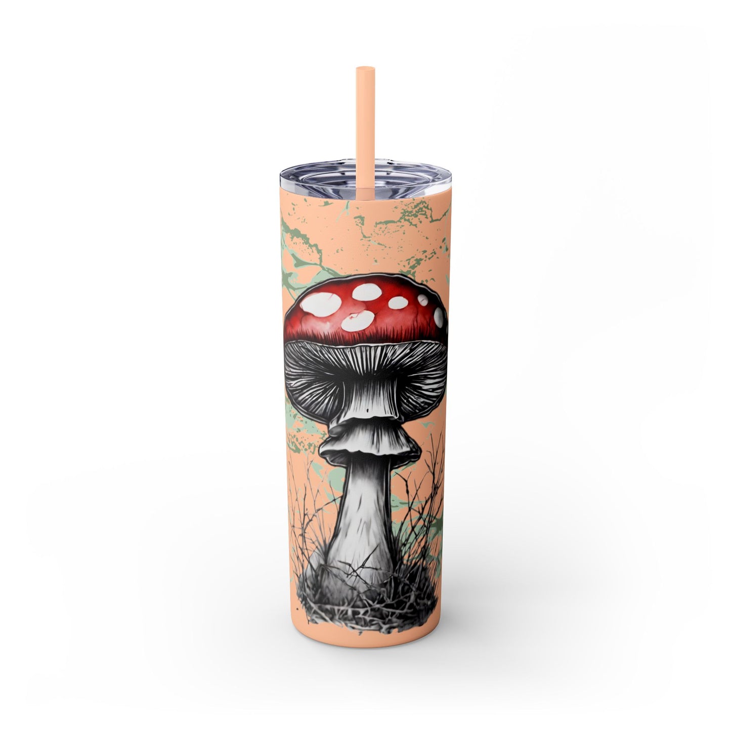 Tumbler Cup Mushrooms Design 20oz