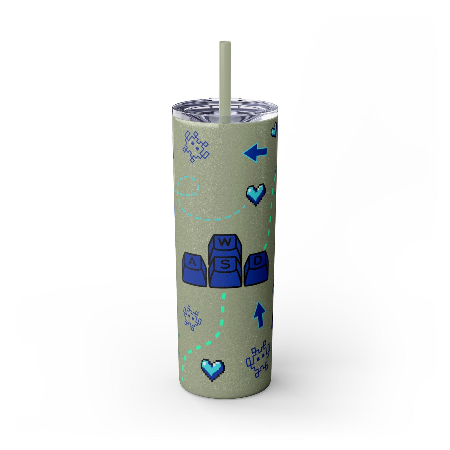 Gaming Tumbler - I Like the Way You Move, 20oz Skinny Tumbler with Straw