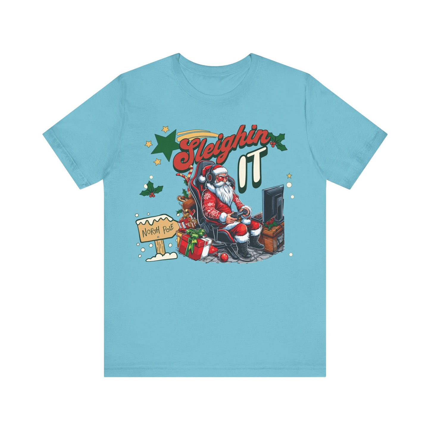 Christmas Santa Family Shirt, Christmas Santa gaming tee