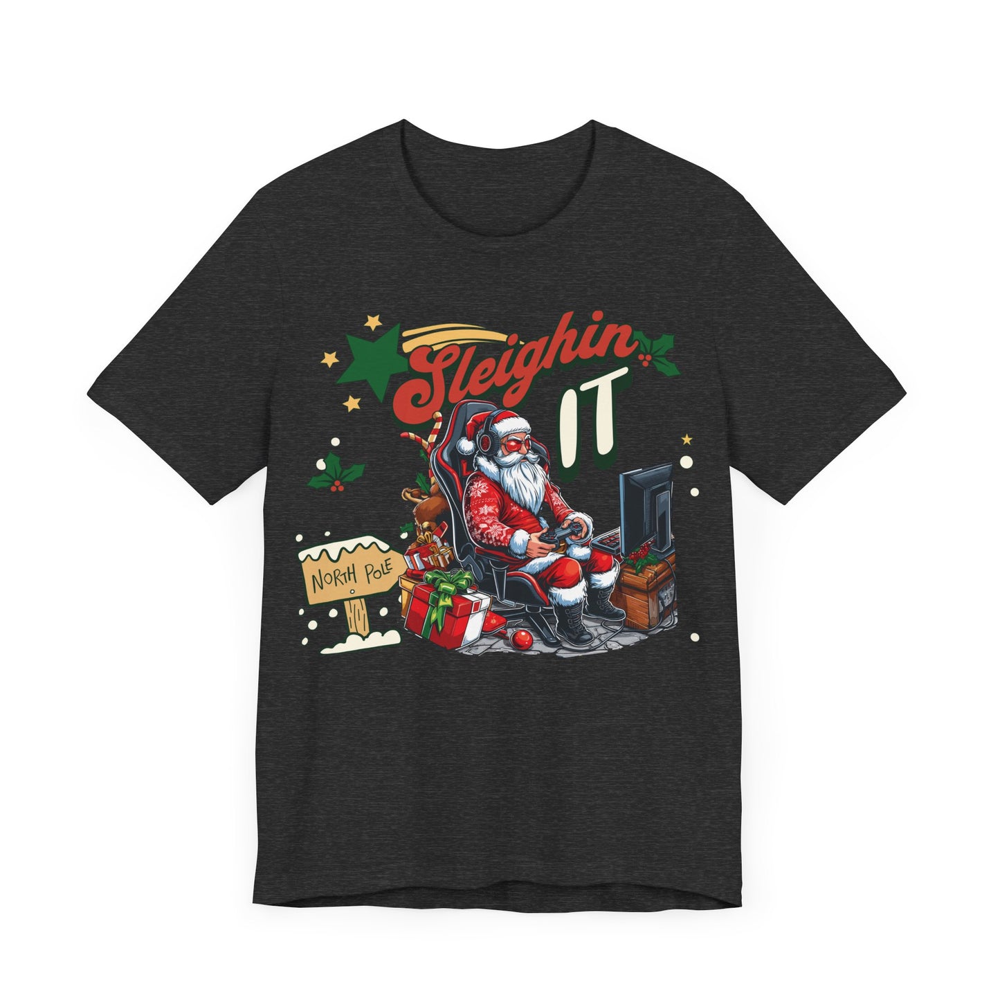 Christmas Santa Family Shirt, Christmas Santa gaming tee