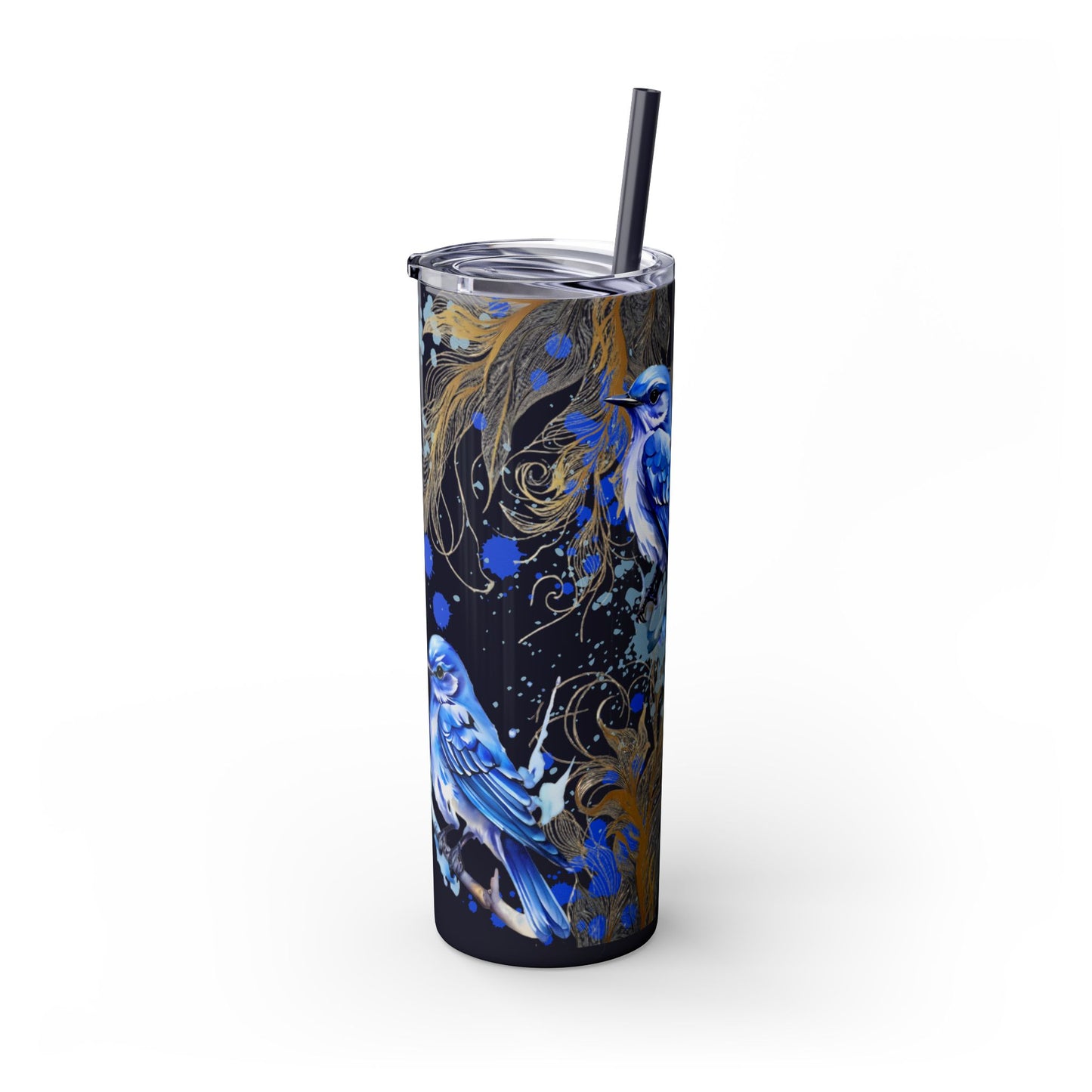 Tumbler Cup Bluebirds Design 20oz