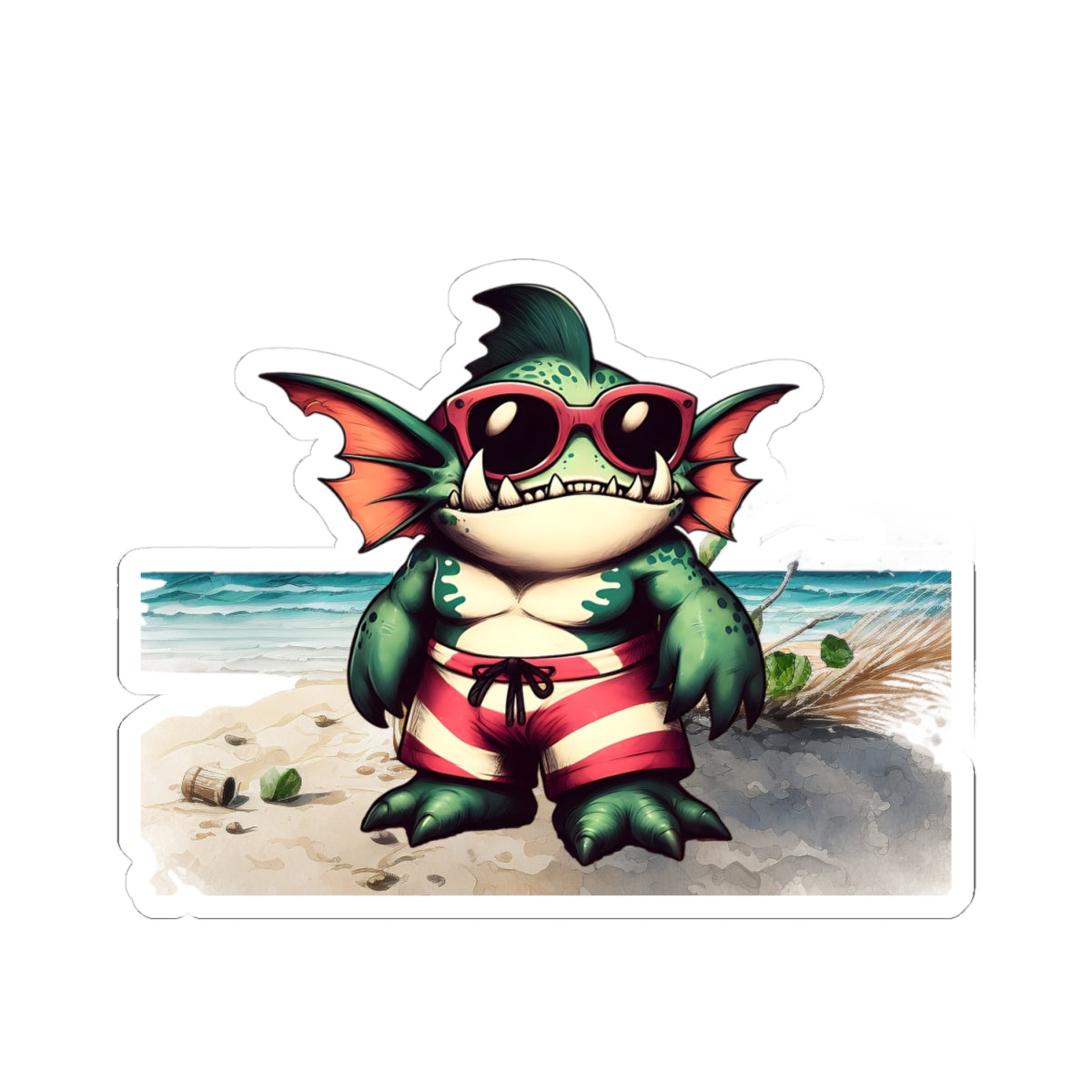 Sticker Murloc on the Beach
