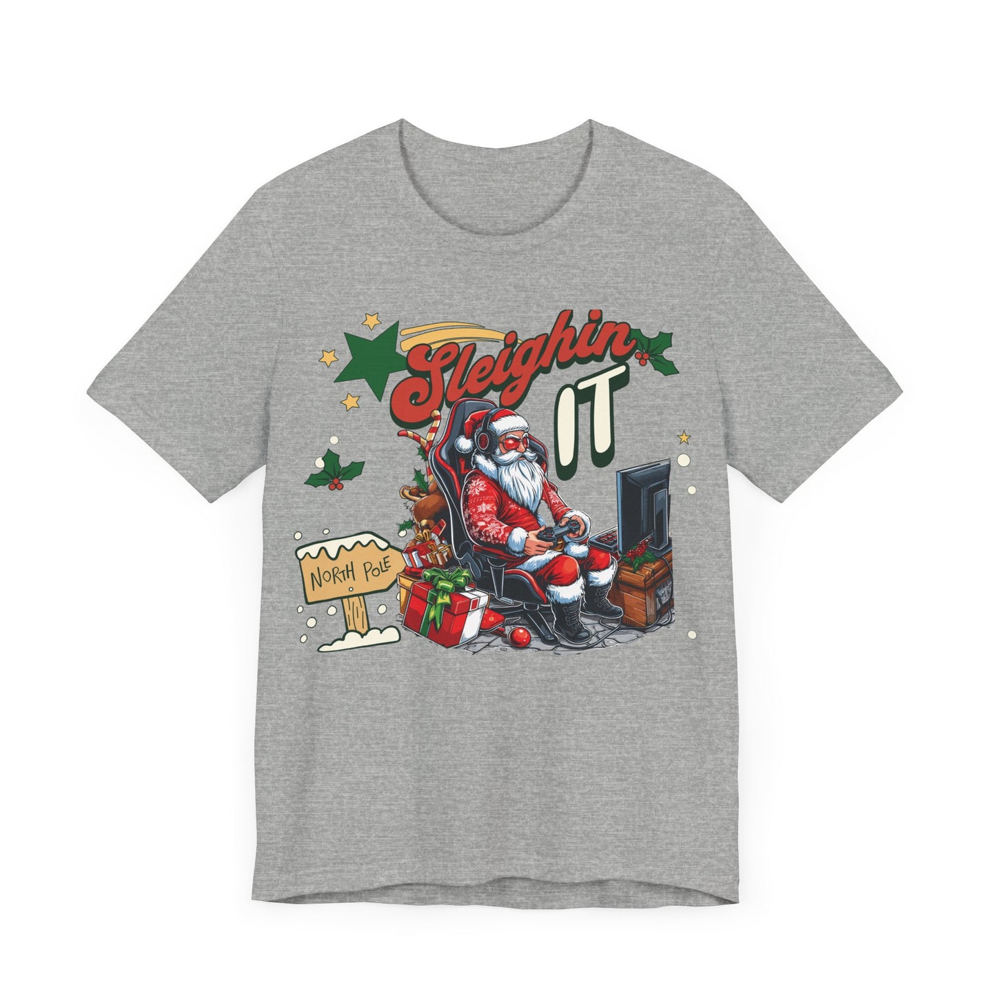 Christmas Santa Family Shirt, Christmas Santa gaming tee