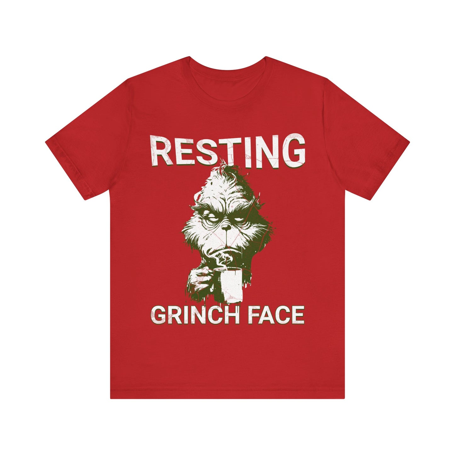 Grinch Resting Grinch Face- Tee