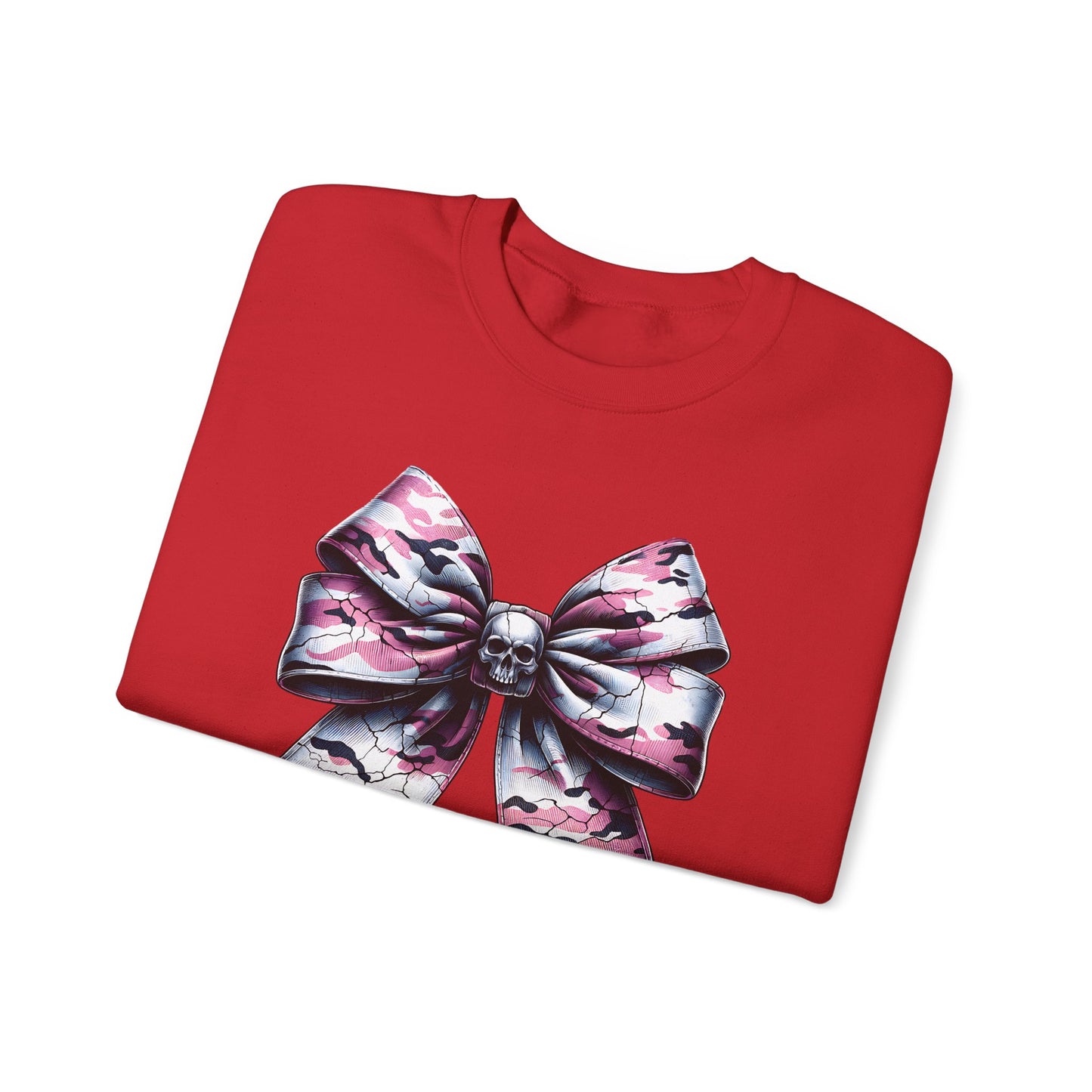 Pink Camo Bow Sweatshirt, Coquette Valentine's Day Heart Bow Sweatshirt, Retro Valentine Shirt, Valentines Day Bow Shirt, Coquette Bow T