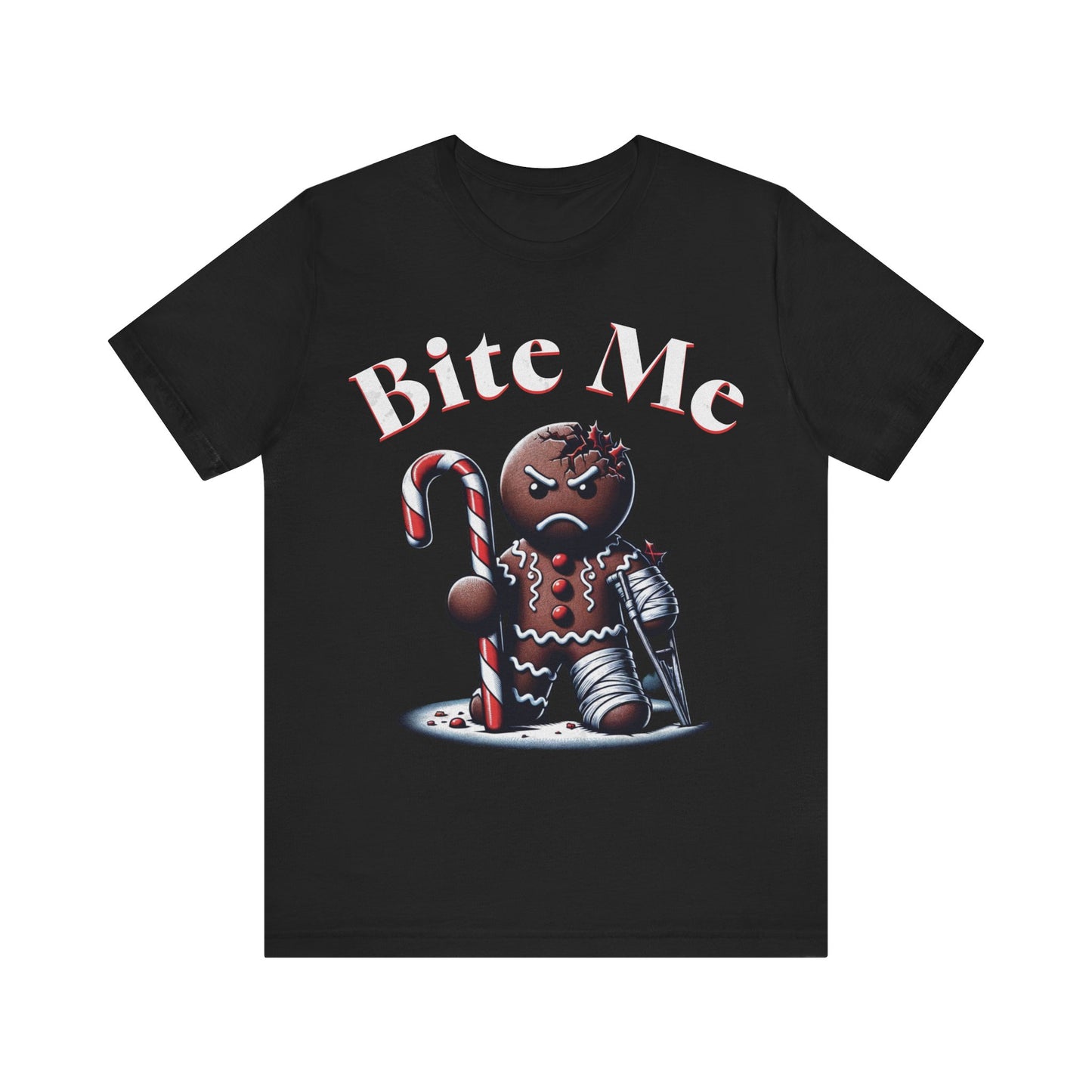 Christmas Gingerbread Bite Me- Tee