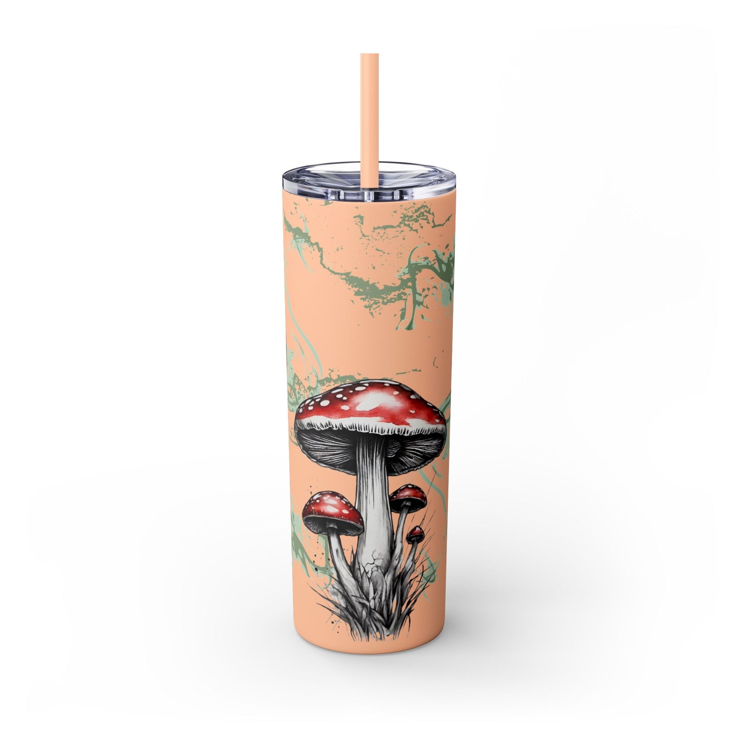 Tumbler Cup Mushrooms Design 20oz