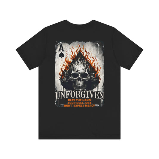 Viciously Crunk tee - Unforgiven Skull Ace of spades- Play the hand your delt