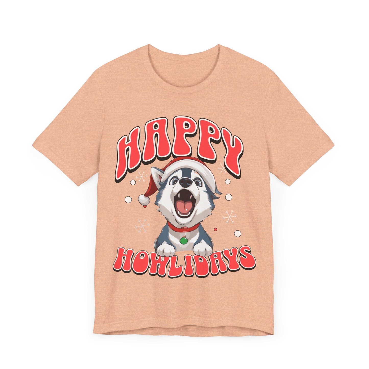 Christmas dog t-shirt | Funny Shirt | Funny dog christmas | Graphic T-Shirt | Gift for Her | Christmas T-shirt | Dog Mom| Howling Dog Tee