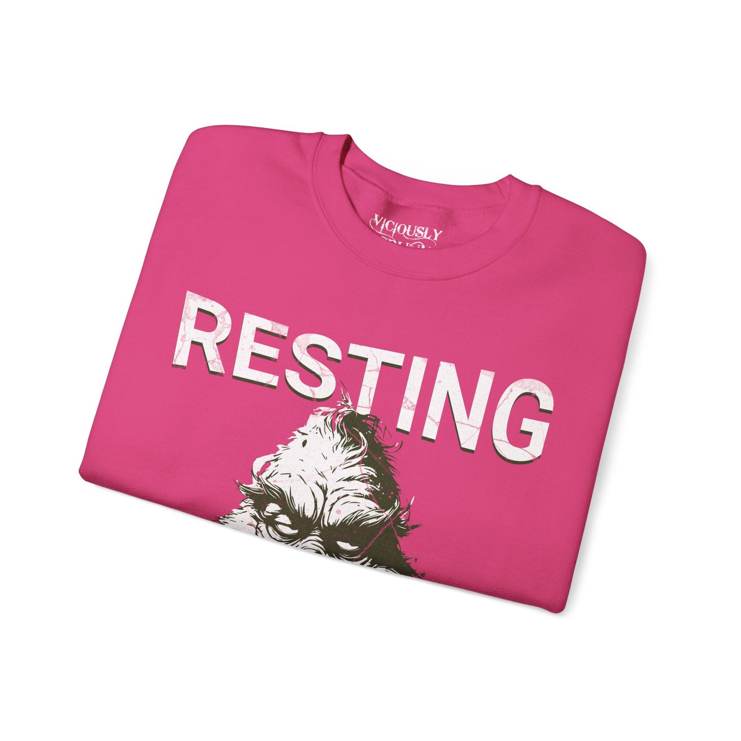 Grinch Resting Grinch Face- Sweatshirt