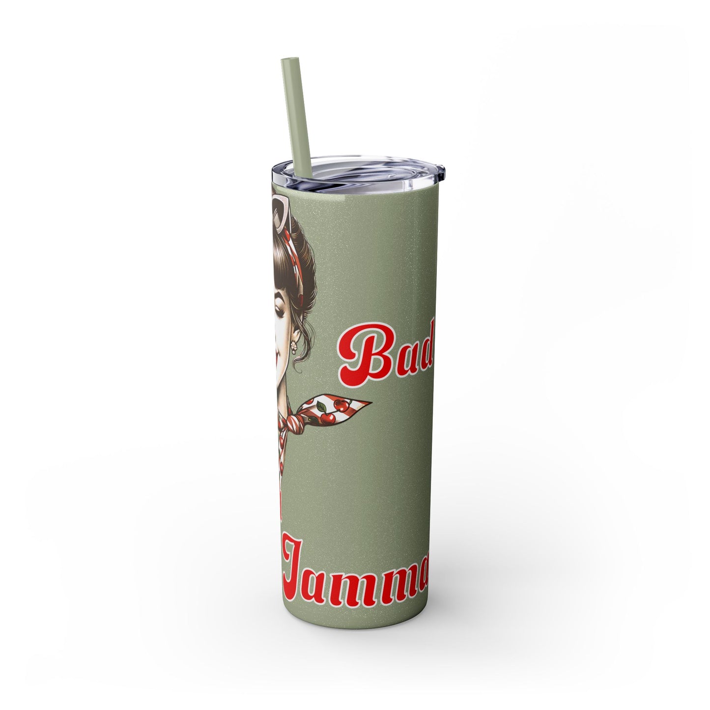 One bad mamma jamma vintage Skinny Tumbler