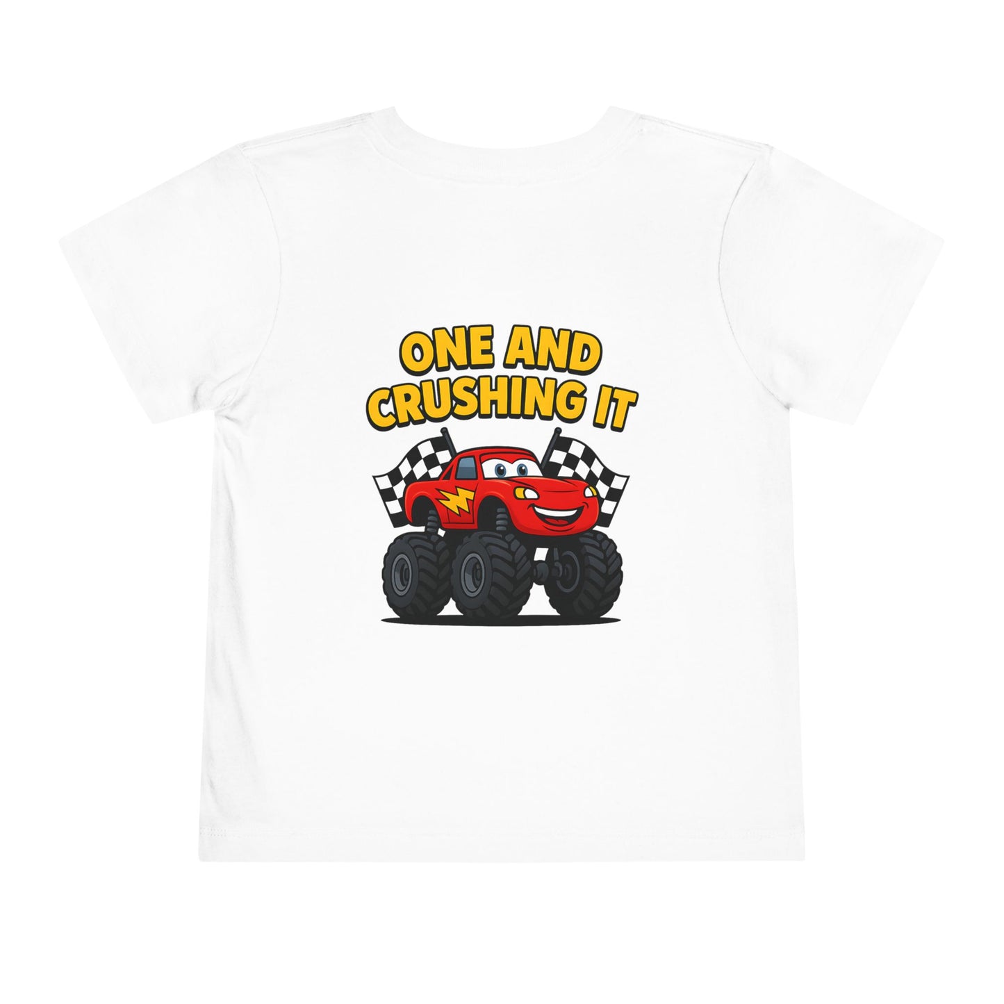 Toddler Tee Lightning McQueen Monster Truck 1st Birthday-Shirt
