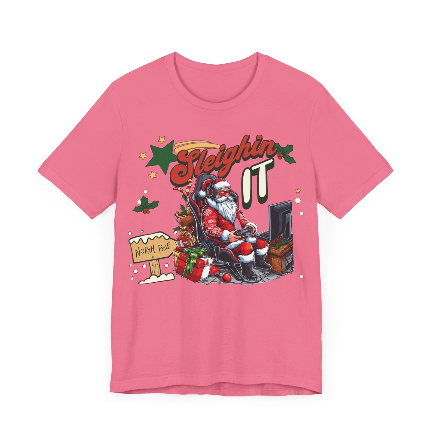 Christmas Santa Family Shirt, Christmas Santa gaming tee