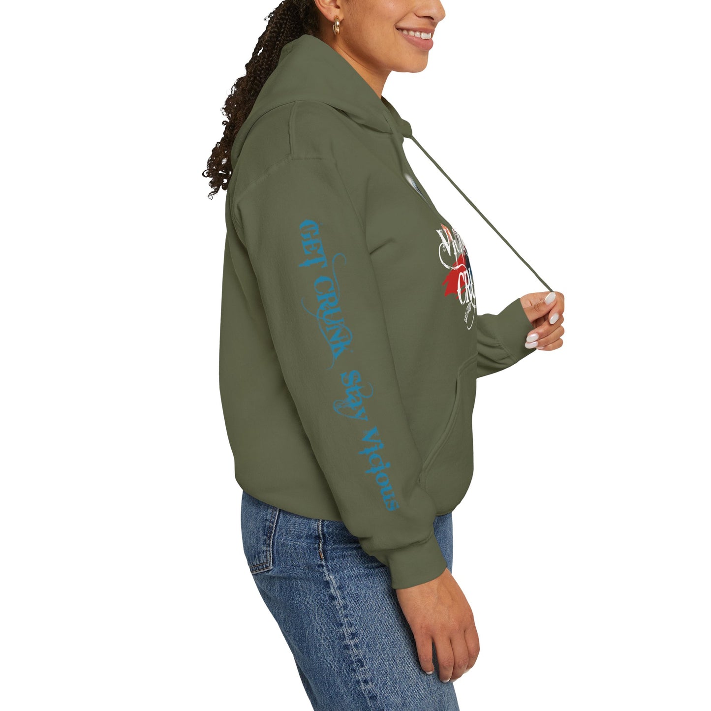 Viciously Crunk Custom name - Hoodie