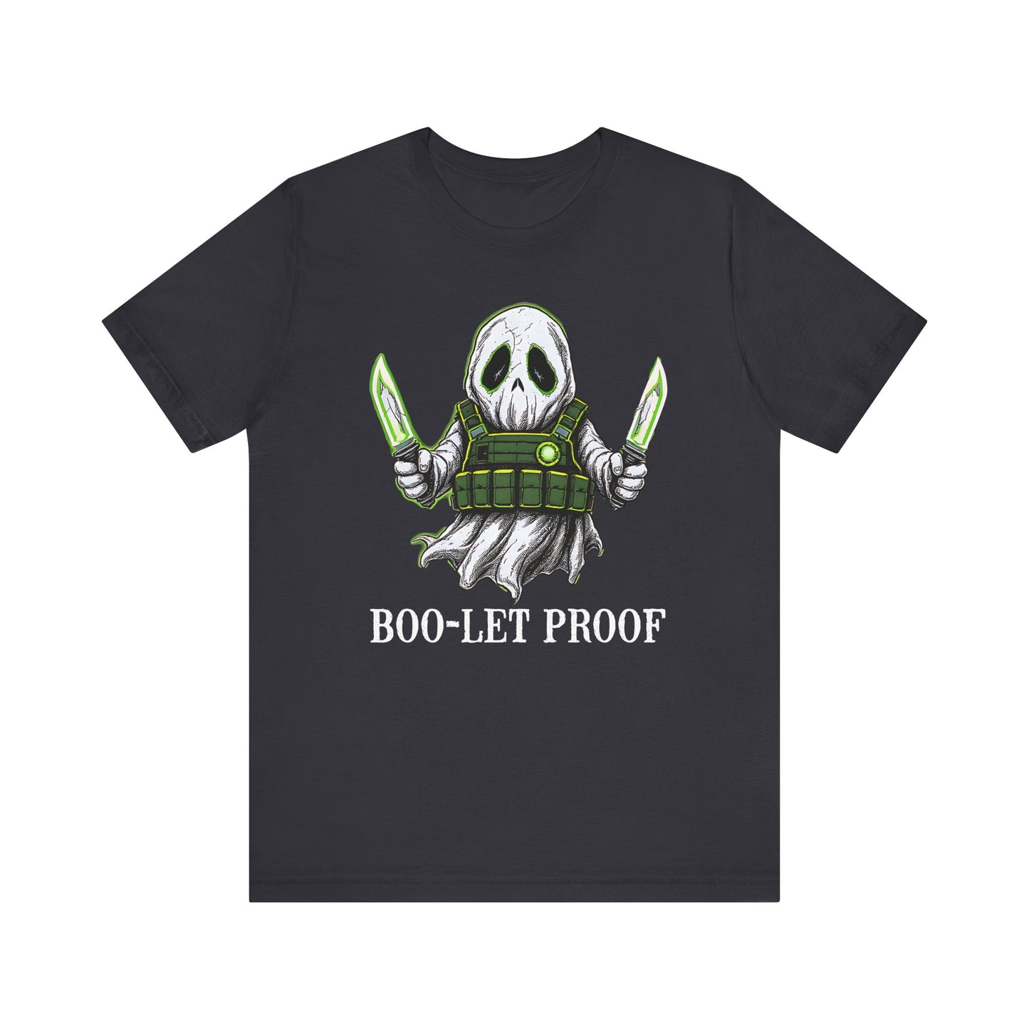 Spooky Ghost Tee, Halloween Shirt- Boo-let Proof Shirt