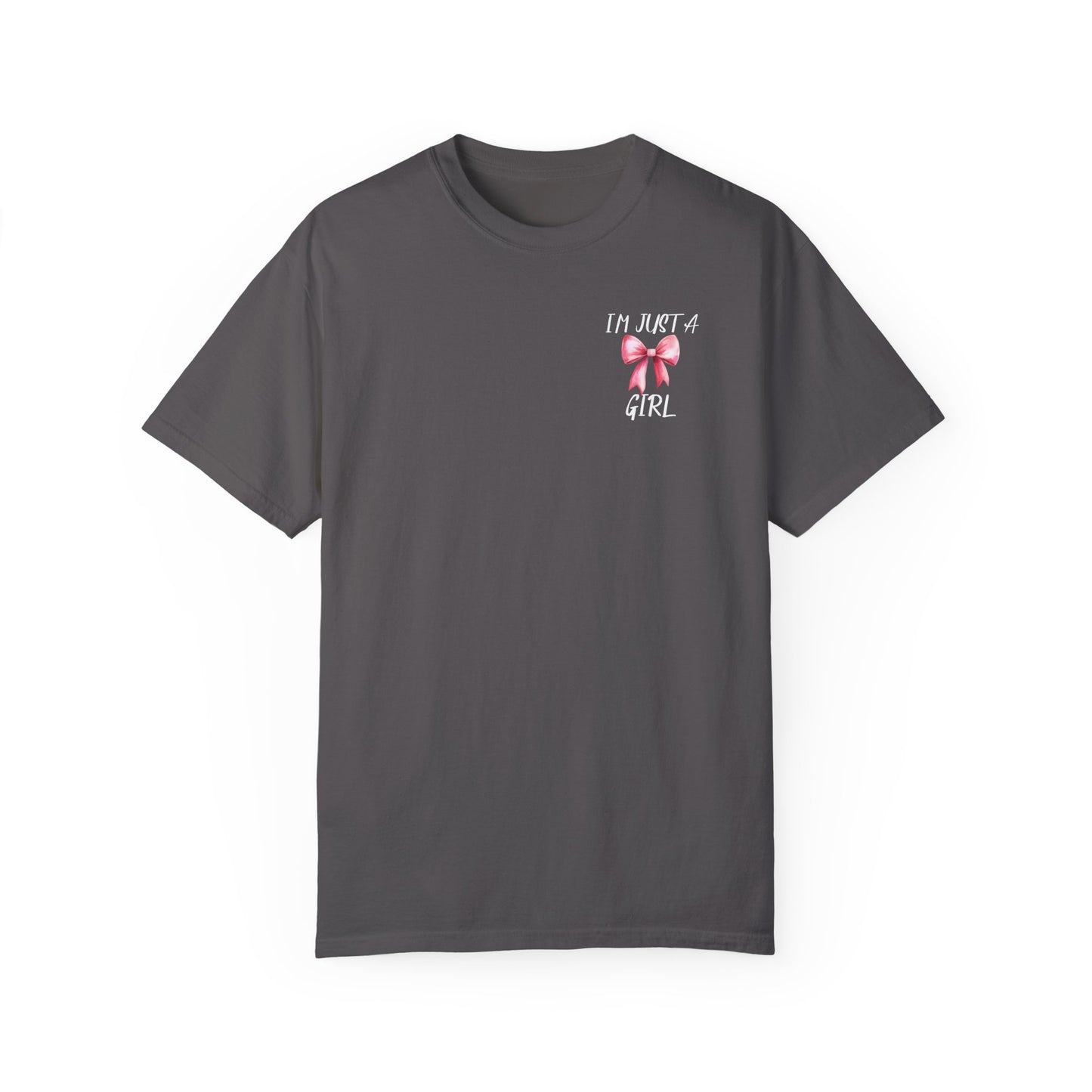 Pink Bow- Comfort Colors T-shirt