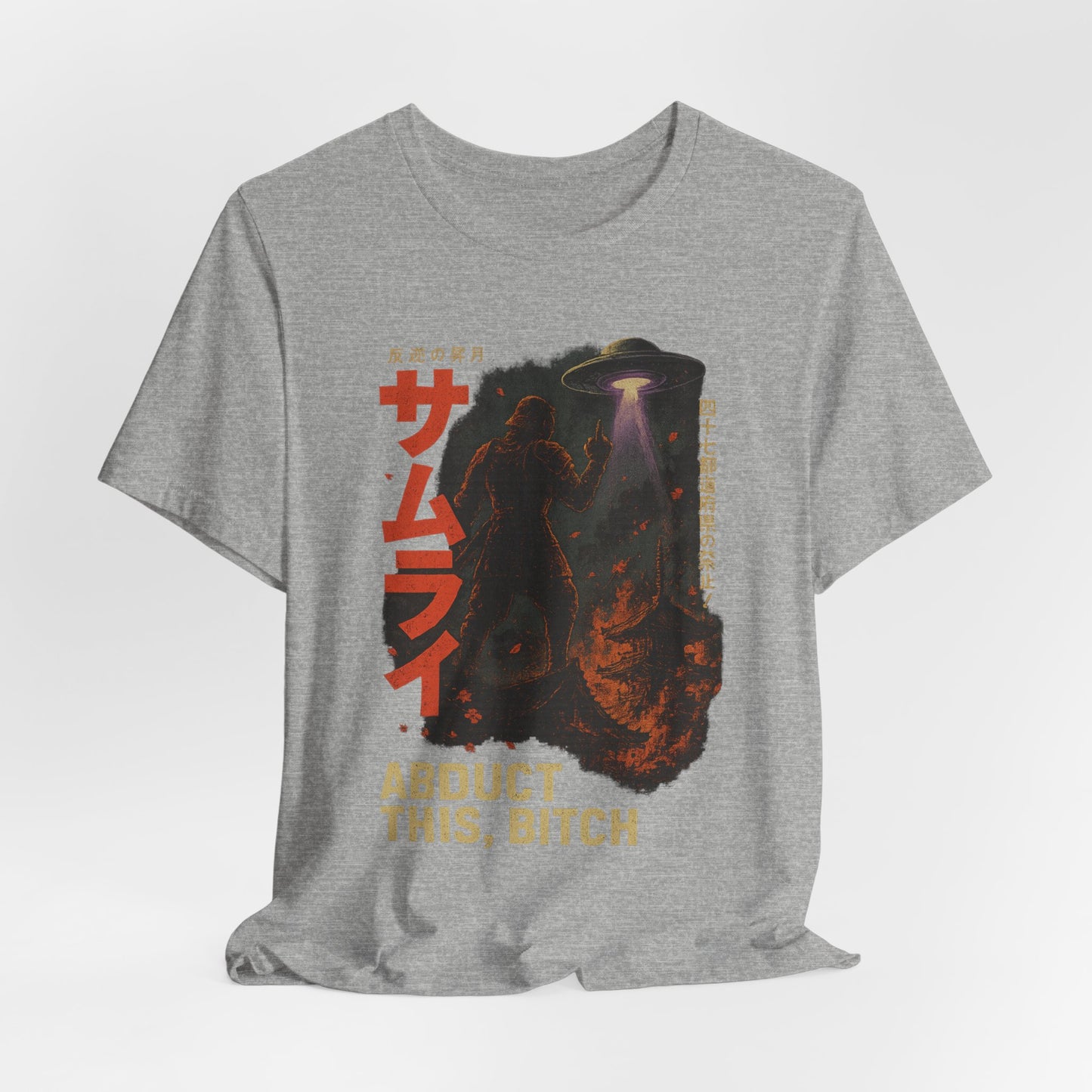- 'Abduct This, Bitch' UFO Design-Tee