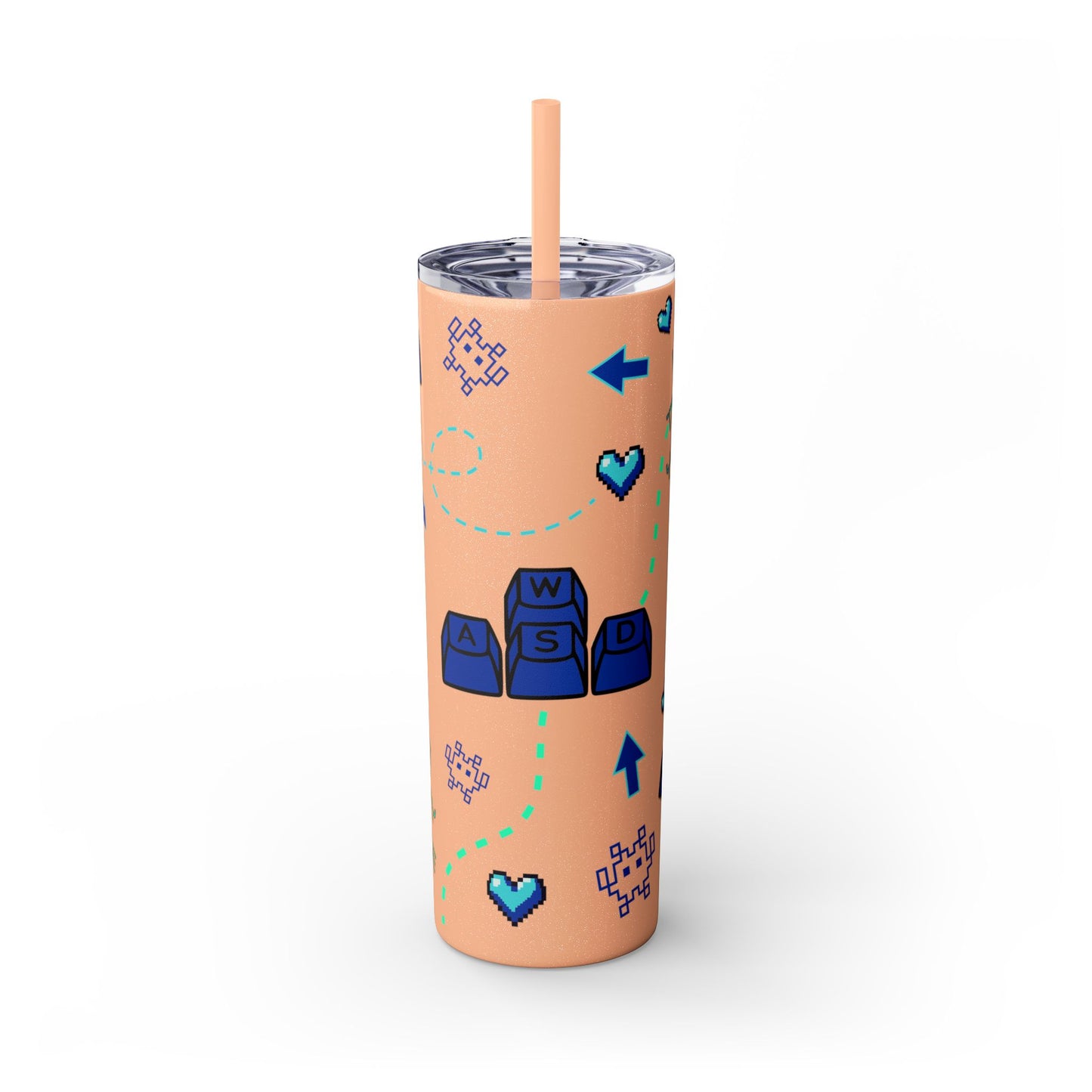 Gaming Tumbler - I Like the Way You Move, 20oz Skinny Tumbler with Straw