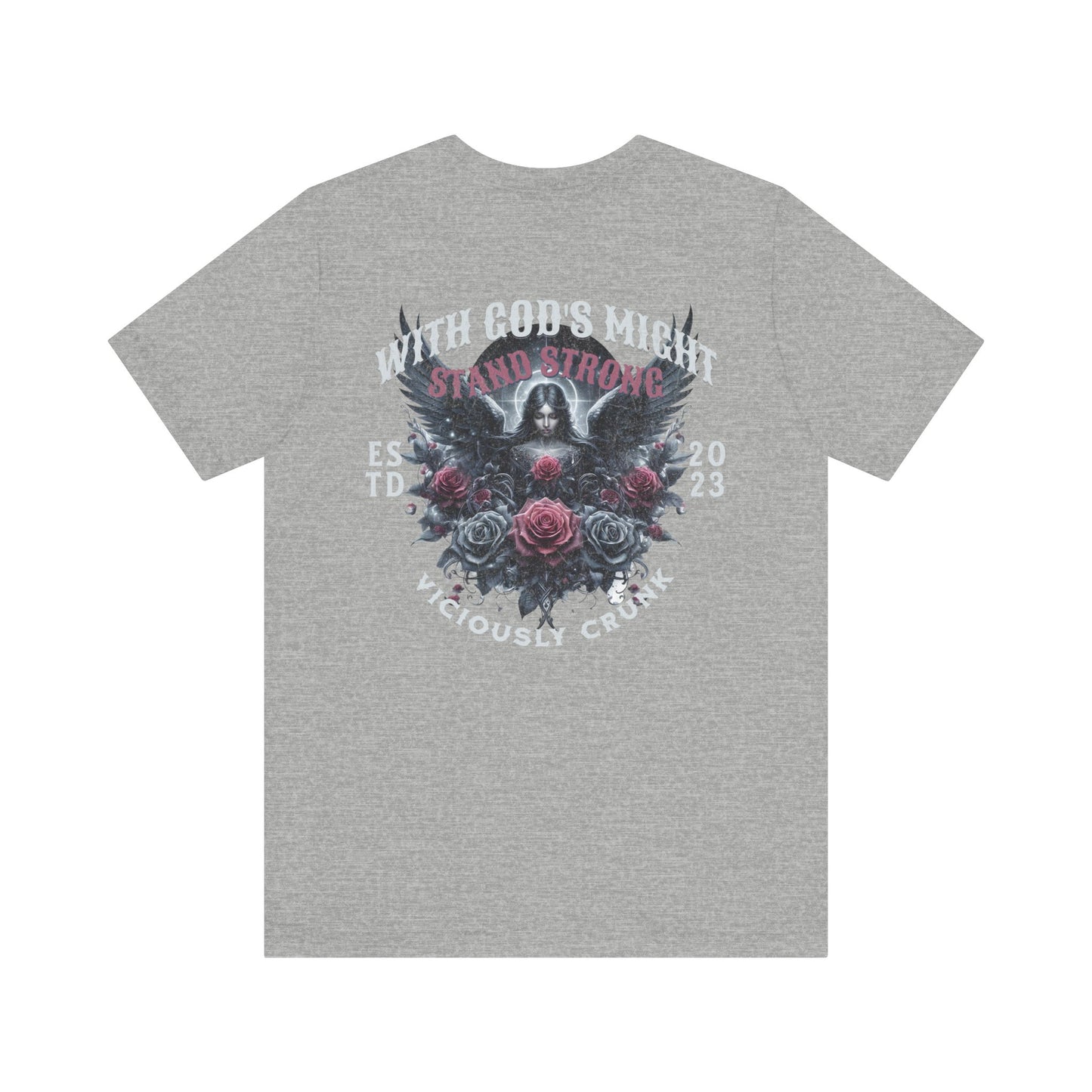 Graphic Tee - With Gods Might Stand Strong