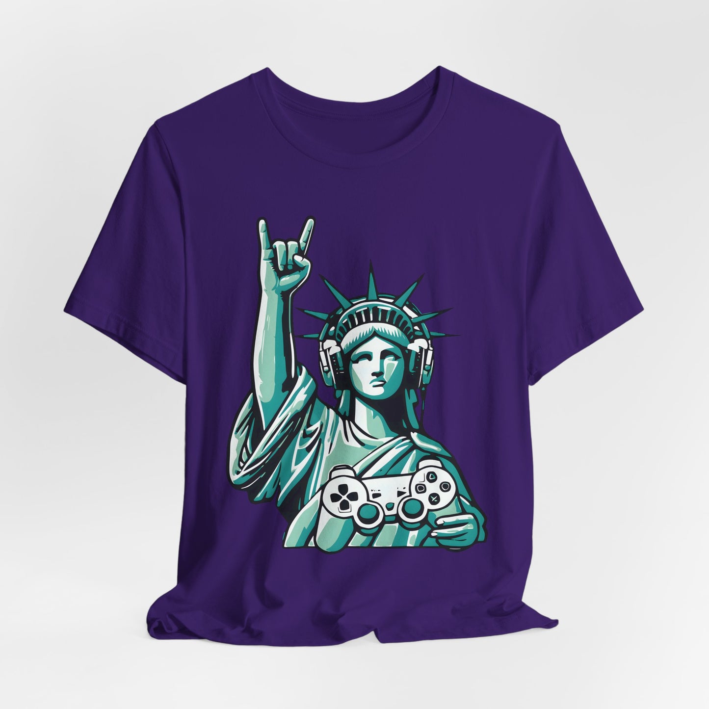 Statue of Liberty Gaming Controller Tee